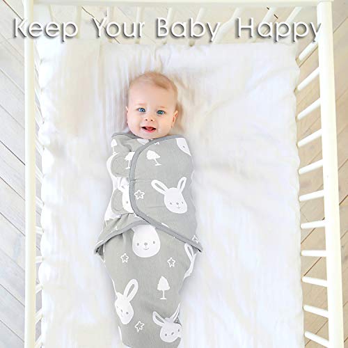 Baby Swaddle 3-6-Month, Large Size, Newborn Babies Swaddling Sack, Infant Adjustable Swaddles