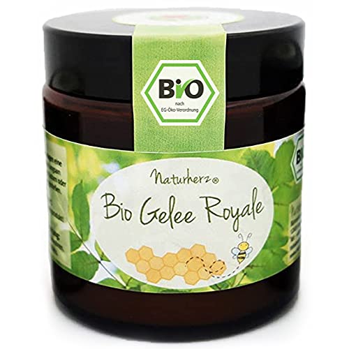 Bio Gelee Royal | Frisches Gelee in Premium Imkerqualität | OHNE Zusätze | Naturherz-Original (100 g)