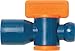 Loc-Line Coolant Hose Component, Acetal Copolymer, Valve, 1/4" Hose ID, 1/4" NPT Female, 100 PSI (Pack of 2) - 21193