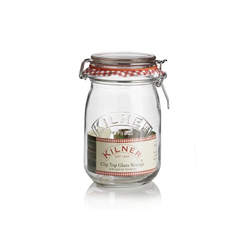 Round Clip Top Jar 34 Oz
