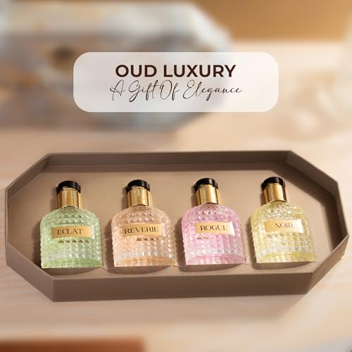 Image of Carlton London Women Oud Perfume Gift - Gift Pack of 4 (30ml Each) | Perfume Gift Set for Girls and Women | Long-Lasting Fragrance