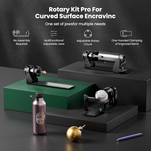 Image of Longer RAY5 Laser Engraver Bundle,20W Output Power for Wood /Leather /Acrylic Engraving Cutting Machine, DIY Desktop Laser Cutter with Safety Protection, Air Assist & 3 in 1 Roller,400 * 365mm
