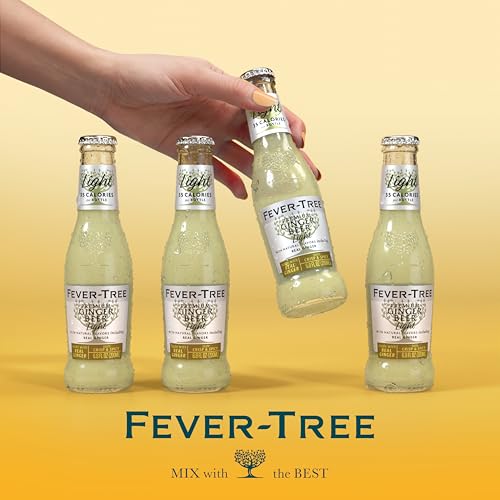 Fever-Tree Naturally Light Ginger Beer, 6.8-Ounce Glass Bottles (Pack of 24)