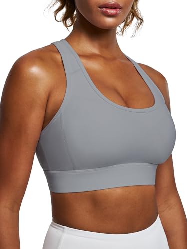 Image of Heathyoga High Impact Sports Bras for Women High Support Adjustable Straps Racerback Sports Bra with Padding Workout Bras