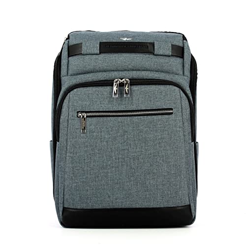 Zaino uomo Aeronautica Militare grande sac ordinateur gris pour protéger vos écrans des chocs