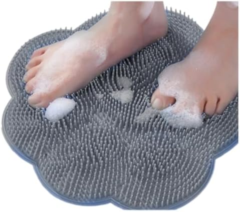 卫生间搓脚垫浴室淋浴搓脚神器懒人刷 Portable Handheld Neck, Shoulder, Back Massager image 3