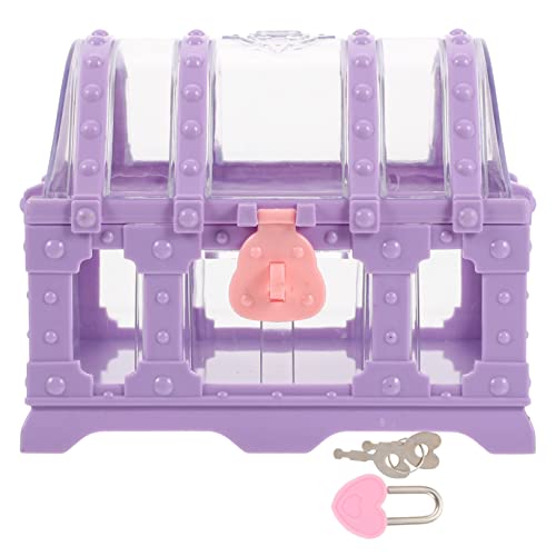 Ipetboom Gem Toy Storage Box Boys and Girls Treasure Chest Pirate Toy Small Decorative Box for Boys and Girls