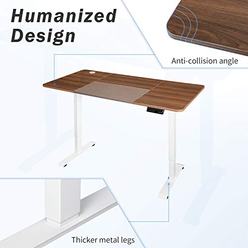 Furmax-Height-Adjustable-Standing-Desk-Electric-Desk-with-14070-cm-Wood-Desktop-Office-Table-Ergonomic-Desk-with-Automatic-Memory-Walnut