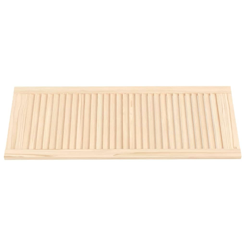 Genérico Puerta de Armario de Lamas Madera de Pino Maciza 99,3x39,4 cm,Bricolaje,Accesorios de Bricolaje,Ferretería para armarios,Puertas de armarios-151133