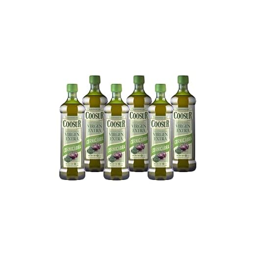 COOSUR - Aceite de oliva virgen extra - Cornicabra - Pack 6 x 1 L