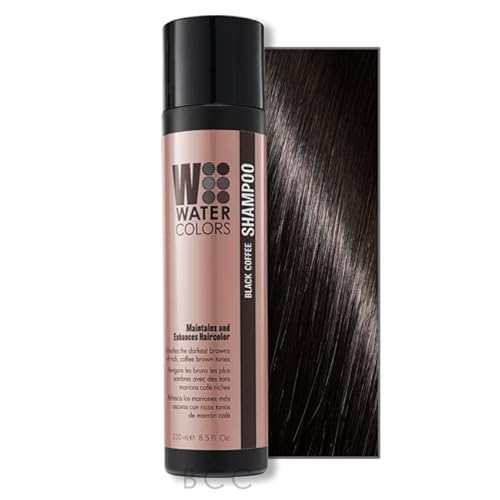 Watercolors Color Depositing Sulfate Free Shampoo, Maintains & Enhances Hair Color (Classic Black Coffee 8.5 Fl Oz) #TOP14