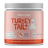 Turkey Tail Mushroom + Probiotics for Dogs – Lump & Lipoma Support, Gut & Immune Health, Energy & Vitality – Reishi + Turkey Tail Powder, 100 Servings