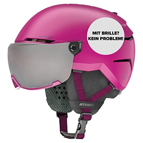 ATOMIC SAVOR VISOR JR Skihelm mit Visier - Pink - Größe XS Cover