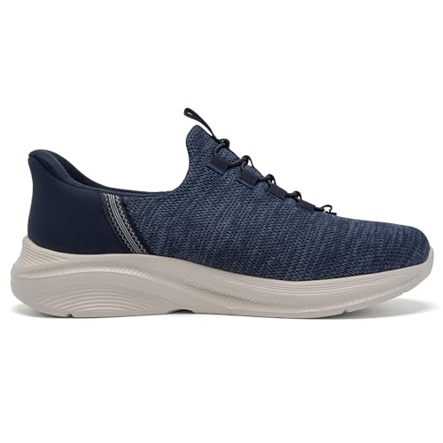 Image of Mens Wide Shoes Casual Slip On Shoes for Men - Men Loafers Wide Comfortable Boat Shoes with Arch Support