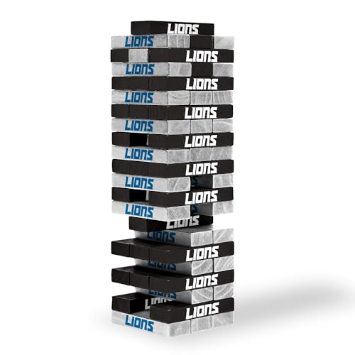 Wild Sports NFL Detroit Lions Table Top Stackers 3 x 1 x .5 Team Color