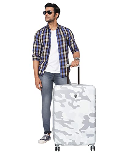 Image of Heys White CAMO Range White Color 30 inch Large Trolley