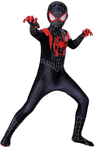 AOVEI Spiderman Into The Spiderverse Costume (7,8T) Black