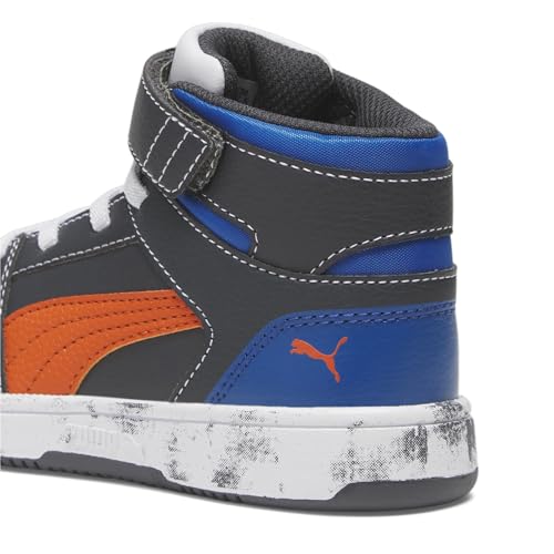 PUMA Rebound Layup Synthetic Leather Street Ball Hook and Loop (Little Kid)3