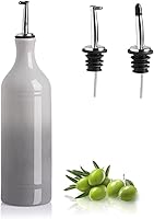Vista 13 de Sweejar Botella dispensadora de aceite de oliva de cerámica, protege para reducir la oxidación, adecuada para almacenamiento de vinagre, jarabes