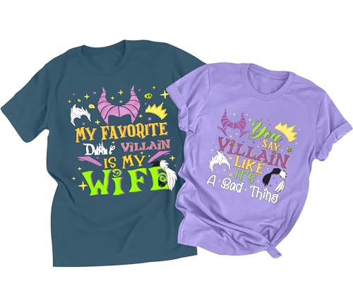 Couples Matching Shirts Chillin Like a Villain Shirt...