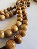 Holy Land Olive Wood Rosary - Handcrafted Prayer Beads with Wooden Cross, Made in Bethlehem & Jerusalem with Certificate of Authenticity #3