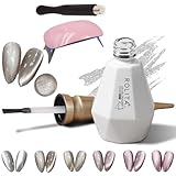 【Rolita Gel Polish】: Our upgraded Rolita Gel Polish is designed to create a variety of crystal glassy nail color effects when used with any base color. With its sheer and cat eye features, you can easily achieve stunning nail art at the comfort of your own home
