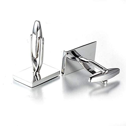 Mancuernillas KnBoB Bandera Británica Plata miniatura 3