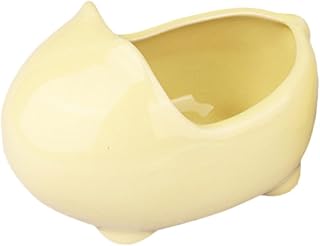 Toddmomy Casa de Cerámica para Hámsters Nido Refrigerante para Mascotas Pequeñas Bañera de Cerámica Color para Actividades y Descanso