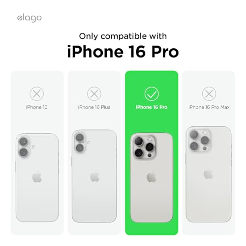 Image of mobistyle Polycarbonate Clear Case for iPhone 16 Pro, Yellowing-Resistant Shockproof Camera Protection Phone Cover, Anti-Scratch Clear Back Cover Case for iPhone 16 Pro (Clear /Transparent)