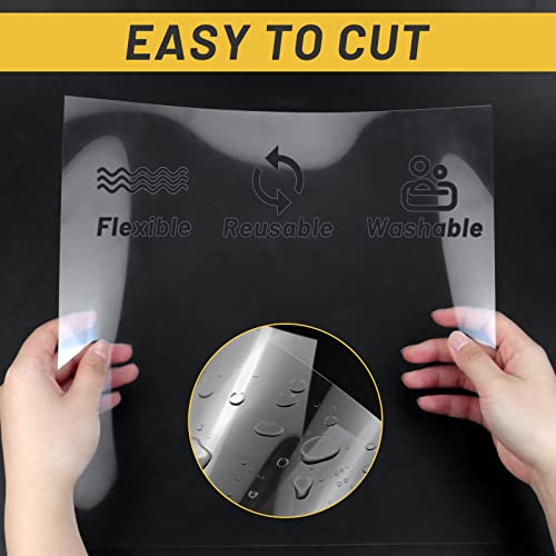 Tecmisse 22Pcs 6Mil 12 X 12 Inch Blank Stencil Material Mylar Template Sheets, Pet Stencil Material For Cricut, Laser Cutting, Gyro-Cut Tool Template Material #TOP3