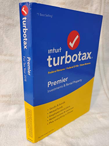 Image of TurboTax 2018 Premier Plus State Software CD [PC & Mac]