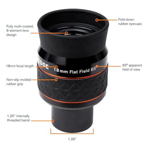 Celestron Ultima Edge 18mm 1.25" Eyepiece for Moon & Deep-Sky Viewing - image 2