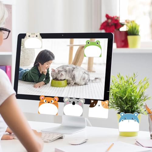 YPYMOD 12 Packungen Kinder Haftnotizen, Cartoon Niedliche Haftnotizen, Selbstklebende Notizblöcke für Schüler, ideal für Büro, Kinder, Studenten, Kindergeburtstagsgeschenk (6cm*5,5cm,12 * 30 Blätter)