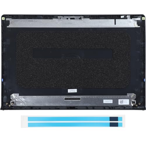 Image of LCD Back Cover Top Case Lid with Front Bezel Frame with Hinges Shaft Cover Replacement for DELL Inspiron 15 3510 3511 3515 3520 3525 Laptop, 00WPN8 0WPN8 09WC73 9WC73 AP3LE000901 Two Adhesive Strips