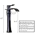 Votamuta Black Bathroom Sink Faucet for Sink 3 Holes 4 Inch Centerset Bathroom Faucet for Bathroom Sink with Pop Up Drain and Water Lines