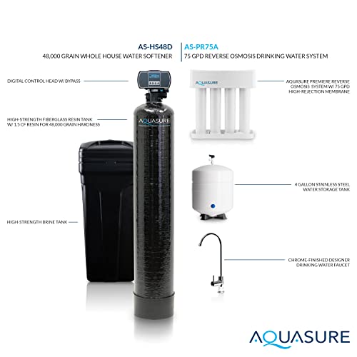Aquasure AS-PR75HS48D 48,000 Grains Whole House Water Filter Bundle thumb #6