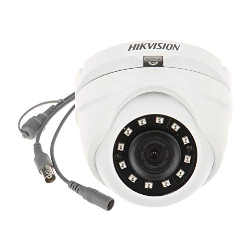 Hikvision 2MP 1080P Turbo HD Analog CCTV Surveillance Dome Camera 2.8mm Wide Angle Lens, Indoor/Outdoor Use. High-Definition Resolution Camera