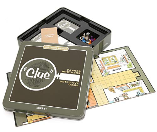 Clue Nostalgia Edition juego de mesa en lata coleccionable miniatura 6