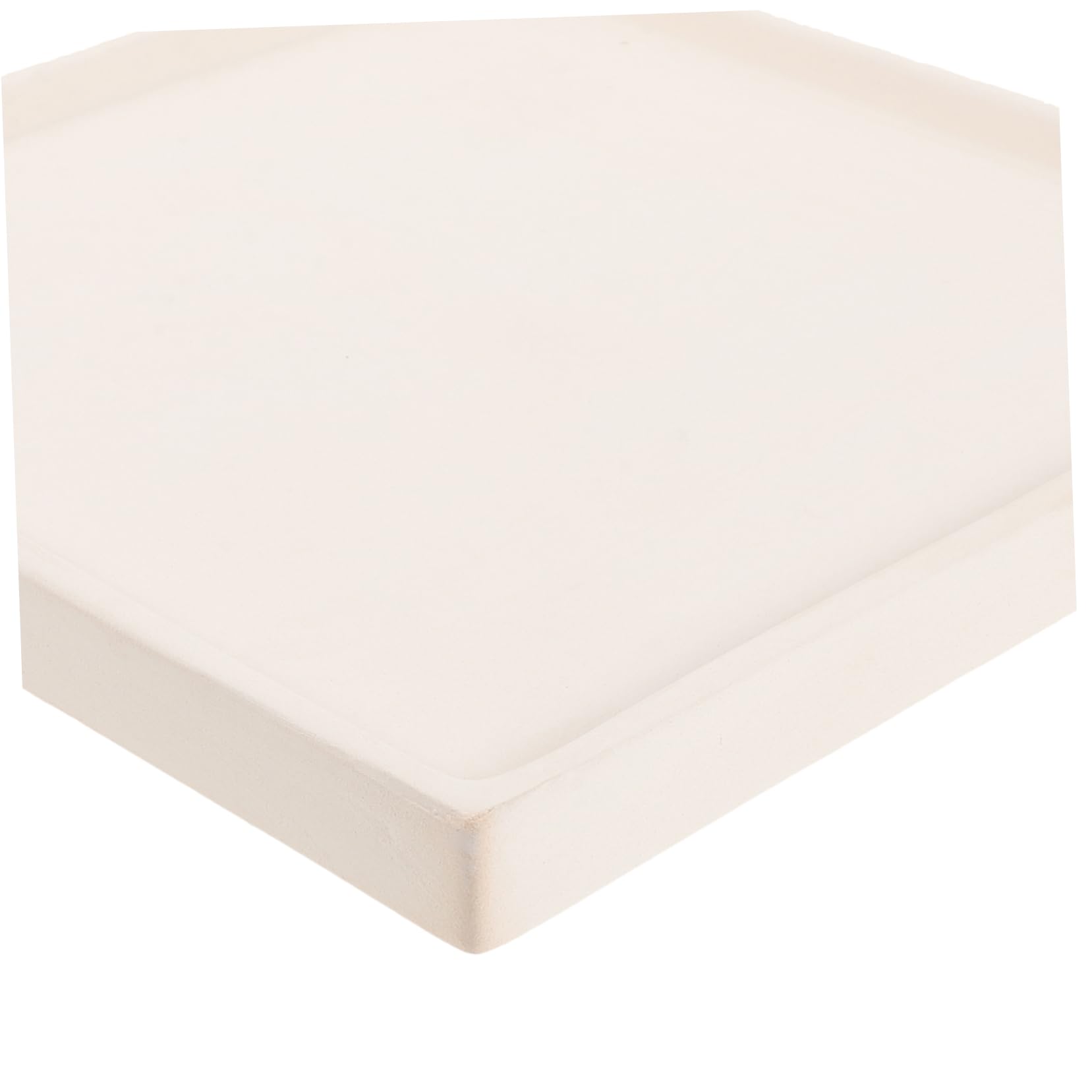 Toyvian Quadratischer Keramik Pflanzuntersetzer Großer Wasserauffangschale für Zimmerpflanzen Blumentopf Abtropfschale Rechteckig Robustes Terrassen Pflanzenzubehör