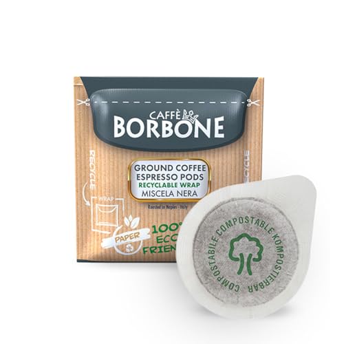 Caffè Borbone Cialda Compostabile, Miscela Nera - 150 Cialde - Sistema ESE