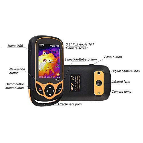 KAUTO Infrarot-Wärmebildkamera, Industrie-Infrarot-Wärmebildkamera IR-Wärmebildkamera im Taschenformat Echtzeit… – Bild 3