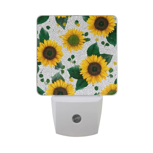 Lámpara de noche con sensor y diseño girasol miniatura 7