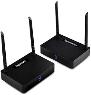 measy W2H NANO Wireless HDMI Sender (hdmi transmitter and receiver)  Compatible with all AV devices with HDMI outputs - Plug&play for streaming pc ,set tv box ps ,netflix youtube to tv projector