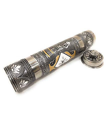 ROXA Incense Stick Storage Container/Agarbatti Storage Box (Silver & Gold)