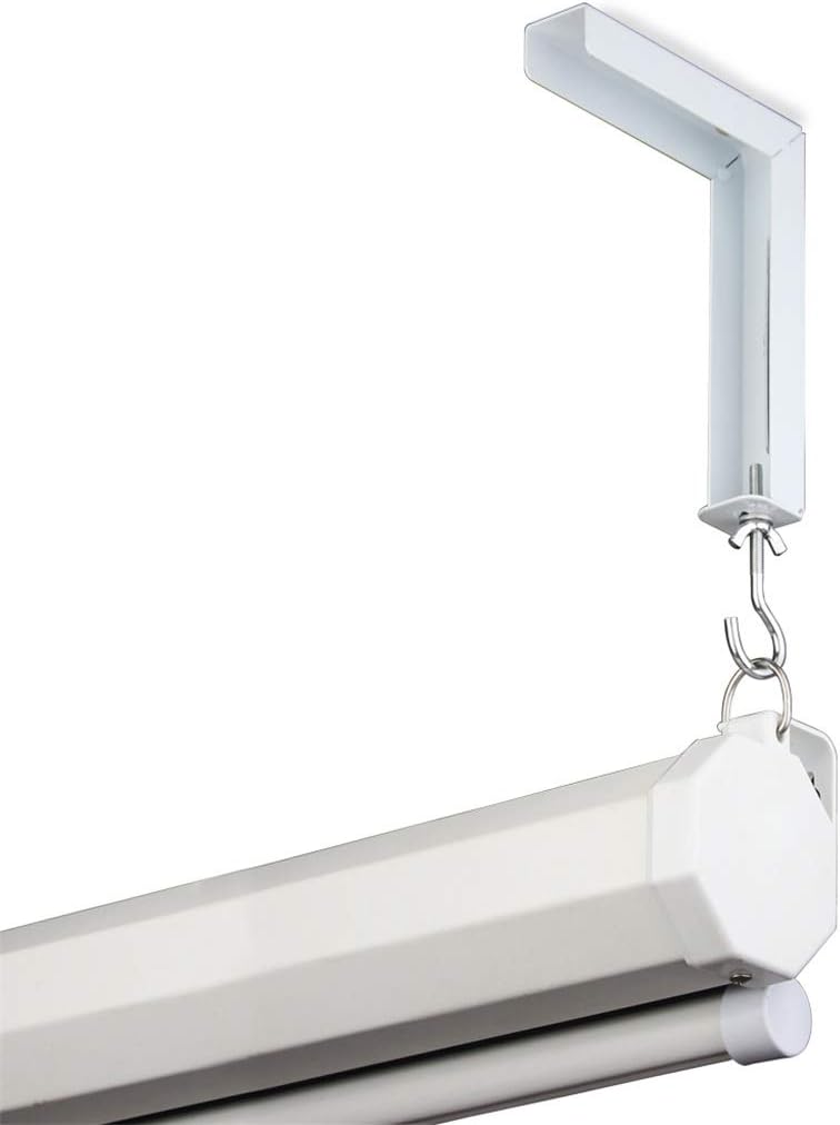 Universal Adjustable Projector Screen Mounting Hook Projection Wall Hanging L-Bracket Movie Curtain Mount Kit