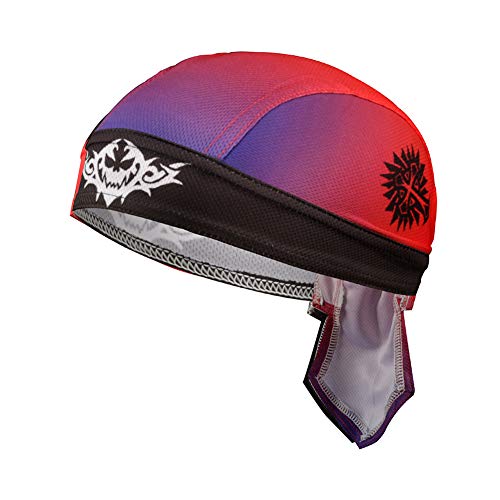 Asudaro Gorra unisex de pirata, para equitaci�n al aire libre, pa�uelo para la cabeza, gorro para bicicleta, protecci�n UV, pa�uelo pirata, gorro para correr, gorro funcional, Dise�o 3, Talla �nica