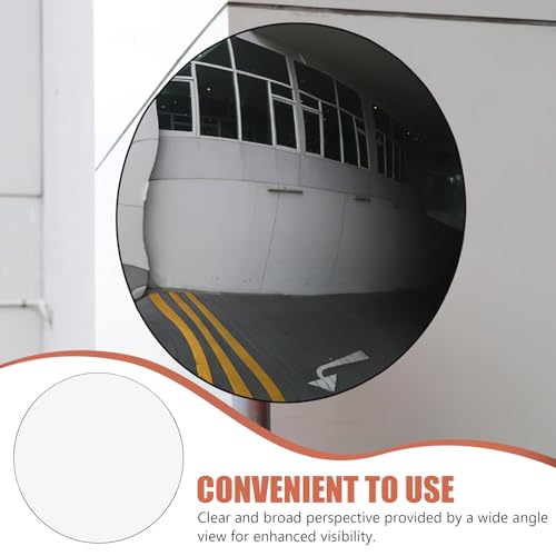 Espejo convexo de 15 cm con lente gran angular anti puntos ciegos para tiendas minoristas 3