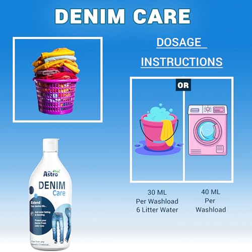 Image of Astro Plus+ No 1 Special Denim Care Liquid Wash- 500 ml I Ultimate Solution For Washing All Your Denim and Jeans-Jacket