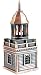 Church with Steeple Die Cast Metal Collectible Pencil Sharpener