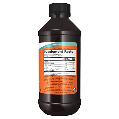 Now Supplements, Iron Liquid 18 Mg, Non-Constipating*, Essential Mineral, 8-Ounce #TOP1